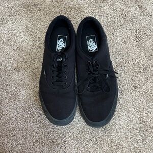 Vans Black Low-Top Canvas Sneakers. Size 10.5